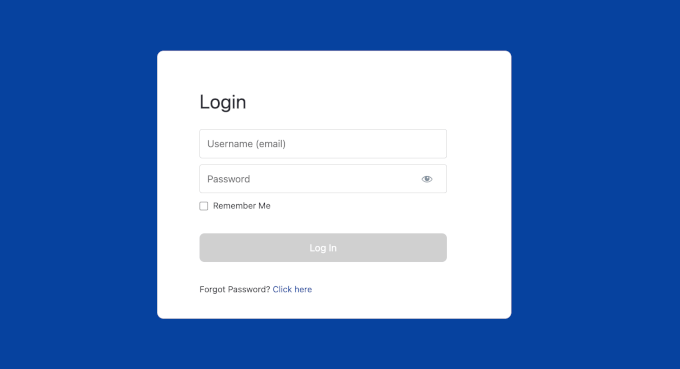MemberPress login page MemberPress login page