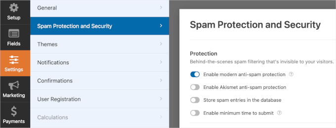 Anti-spam token in WPForms Anti-spam token in WPForms