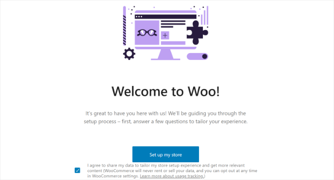 WooCommerce setup wizard WooCommerce setup wizard