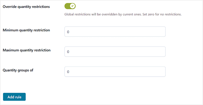 Set new quantity restrictions for a product in YITH Set new quantity restrictions for a product in YITH