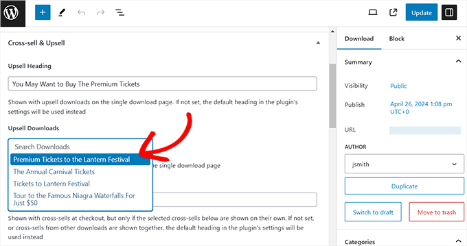 Add upsell and cross-sell products Add upsell and cross-sell products