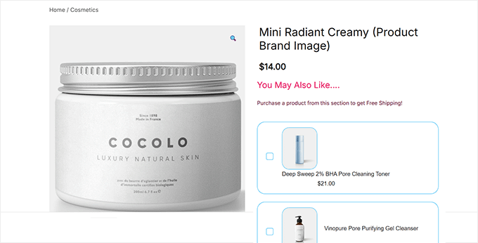 Complementary products preview Complementary products preview