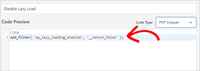 disable lazy load wpcode disable lazy load wpcode