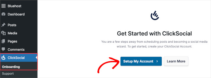 Setup ClickSocial Setup ClickSocial