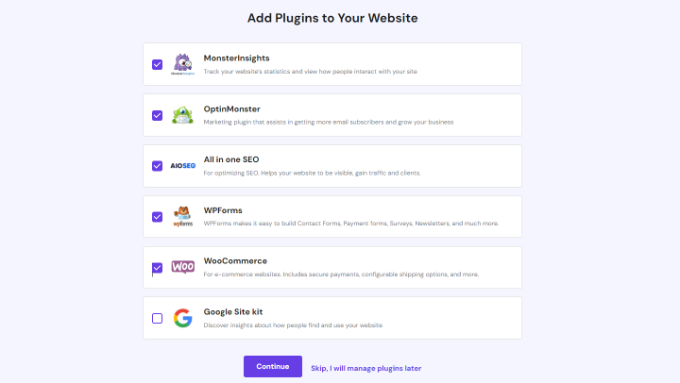 Add plugins to your site Add plugins to your site