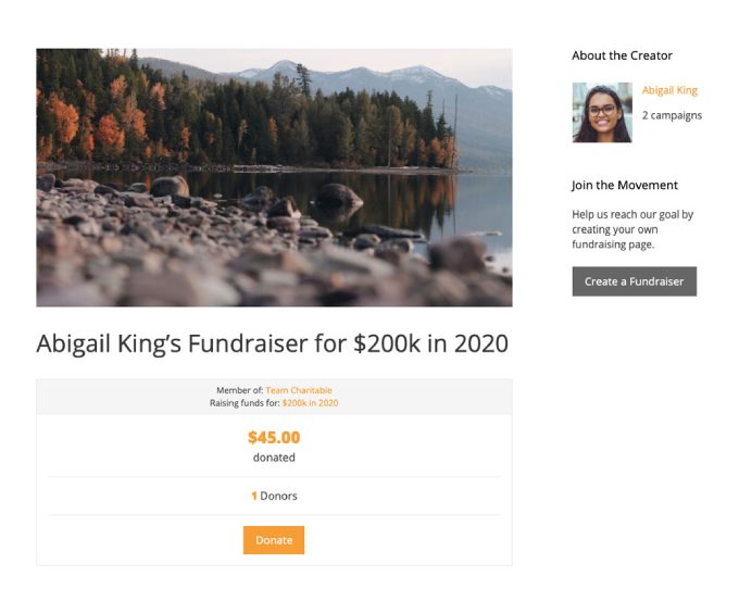 peer-to-peer-campaign-page peer-to-peer fundraising