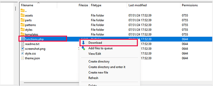 Download functions file Download functions file