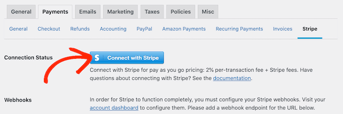 Connecting the Stripe payment gateway to WordPress Connecting the Stripe payment gateway to WordPress