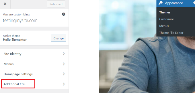 Additional CSS in Theme Customizer Additional CSS in Theme Customizer