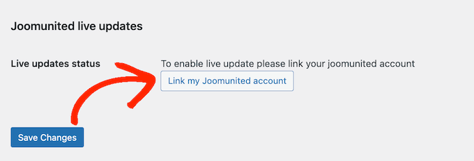Connecting WordPress to your Joomunited account Connecting WordPress to your Joomunited account