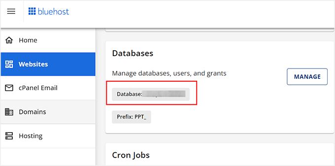 Find database name Find database name