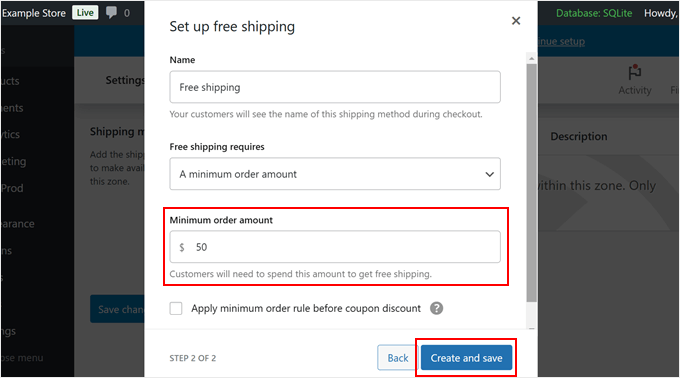 Setting a minimum order amount for free shipping in WooCommerce Setting a minimum order amount for free shipping in WooCommerce