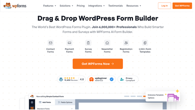 The WPForms Contact Form 7 alternative 