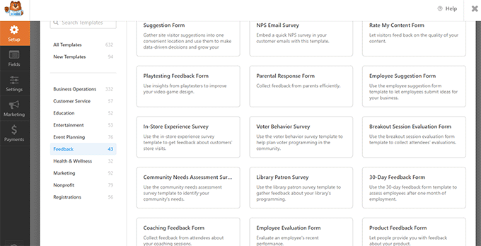 WPForms templates WPForms templates