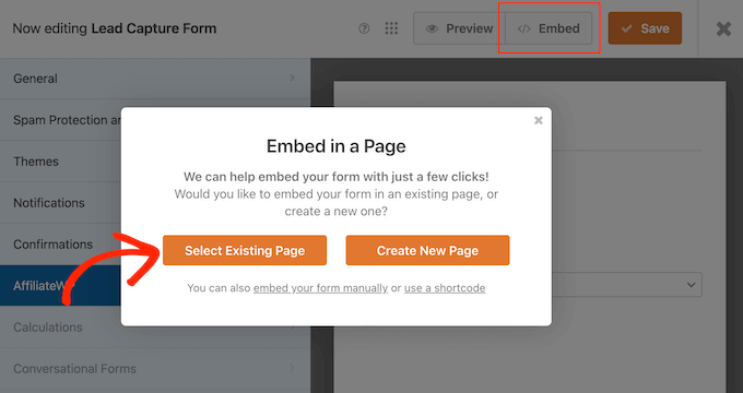How to add a form to an existing page using WPForms How to add a form to an existing page using WPForms
