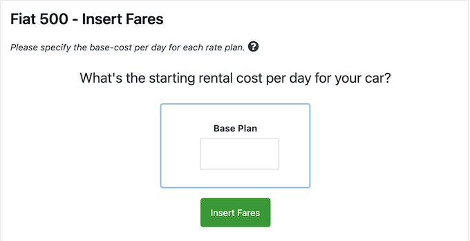 Configuring the fares on your WordPress website Configuring the fares on your WordPress website