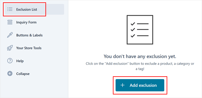 Creating an exclusion list in YITH WooCommerce Catalog Mode Creating an exclusion list in YITH WooCommerce Catalog Mode