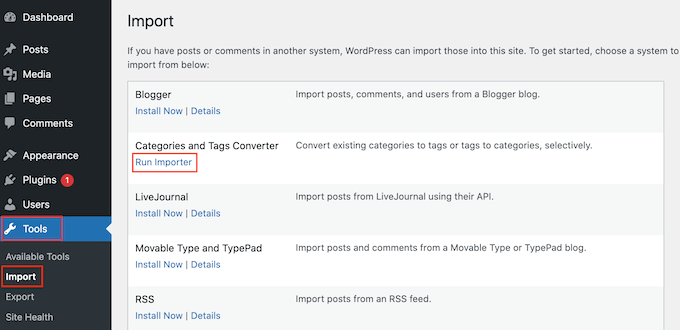 Converting a WordPress category into a WordPress tag Converting a WordPress category into a WordPress tag