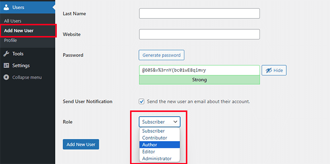 Default user roles in WordPress Default user roles in WordPress