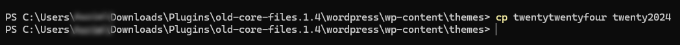 SSH command to make a copy SSH command to make a copy