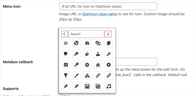 Changing menu icon for a custom post type in WordPress Changing menu icon for a custom post type in WordPress