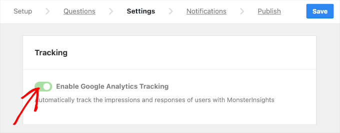 userfeedback-survey-addnew-enabletracking Enable Google Analytics tracking on UserFeedback