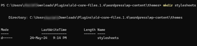 Create new folder SSH command Create new folder SSH command