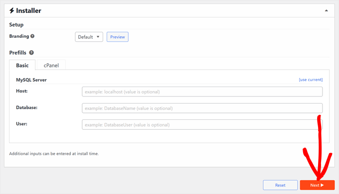 Proceeding with creating a Duplicator backup Proceeding with creating a Duplicator backup