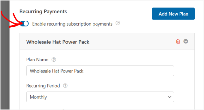 Recurring payments Recurring payments