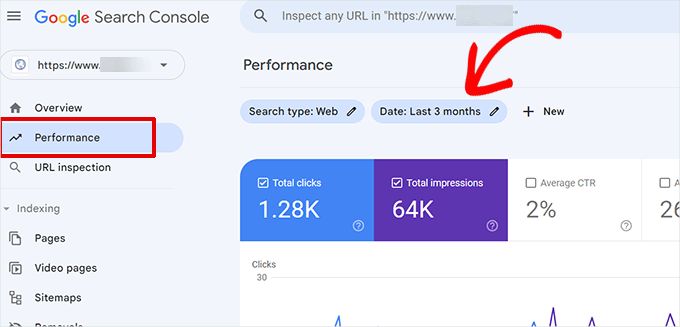 Open date range in Google Search Console performance Open date range in Google Search Console performance