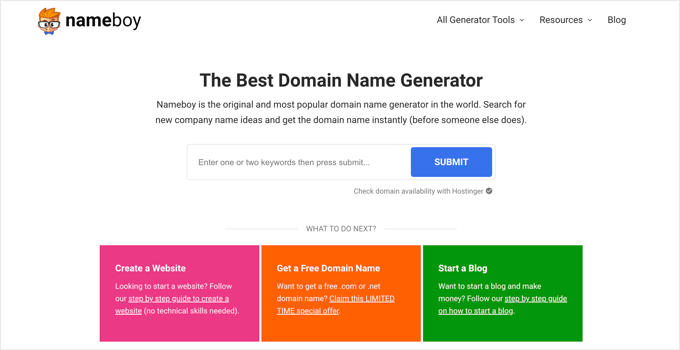 Nameboy Domain Name Generator Nameboy Domain Name Generator