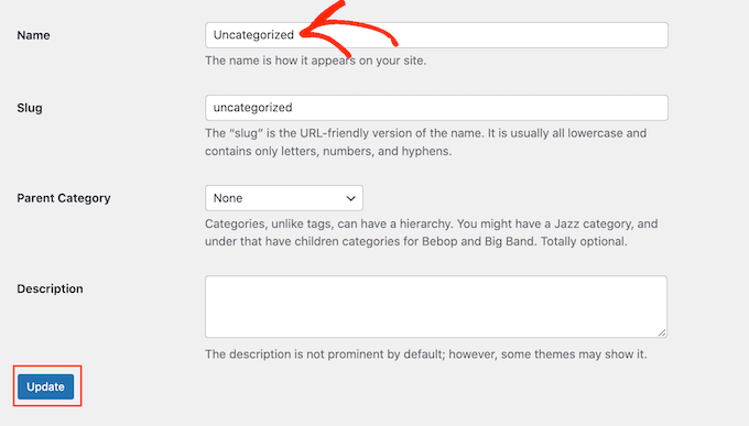 How to rename the default WordPress category How to rename the default WordPress category