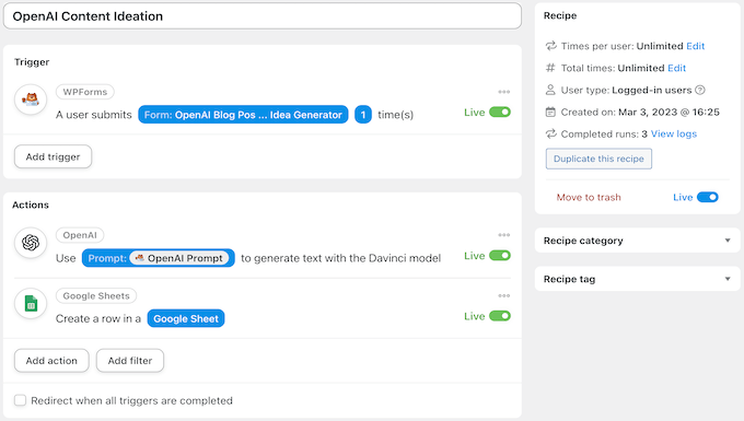 Connecting WordPress to OpenAI and ChatGPT using Uncanny Automator Connecting WordPress to OpenAI and ChatGPT using Uncanny Automator
