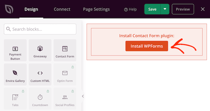 How to add a contact form to your custom page design using WPForms and SeedProd How to add a contact form to your custom page design using WPForms and SeedProd