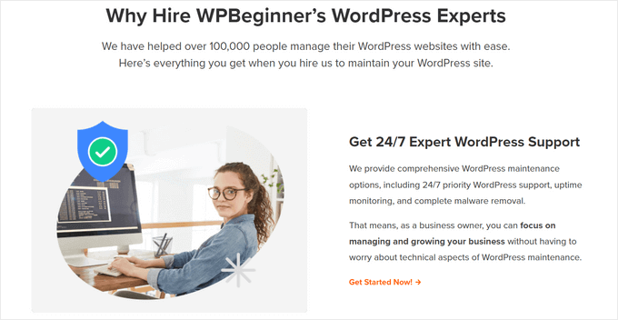 WPBeginner WordPress website maintenance service WPBeginner WordPress website maintenance service