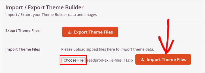 Importing a SeedProd theme file Importing a SeedProd theme file