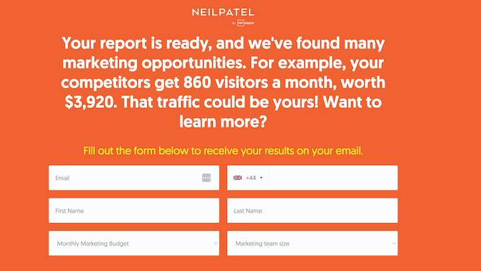 An example of a free online tool An example of a free online tool
