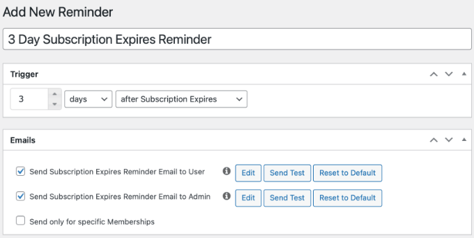 Creating a Subscription Expires Reminder in MemberPress Creating a Subscription Expires Reminder in MemberPress