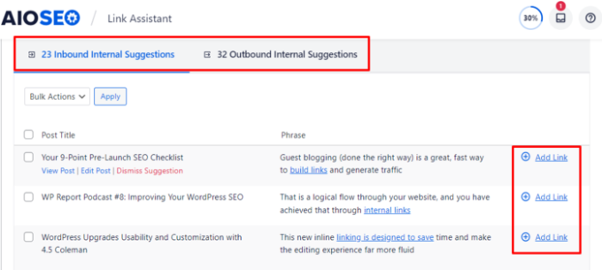 Find internal link opportunities and orphaned pages Find internal link opportunities and orphaned pages