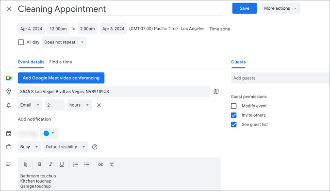 google calendar cleaning appointment google calendar cleaning appointment