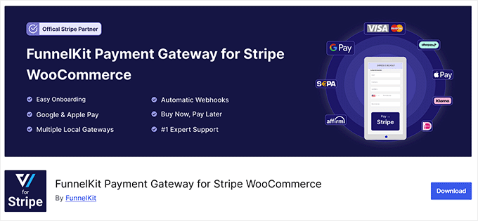 FunnelKit Payment Gateway for Stripe WooCommerce FunnelKit Payment Gateway for Stripe WooCommerce