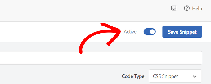Save and activate CSS Save and activate CSS