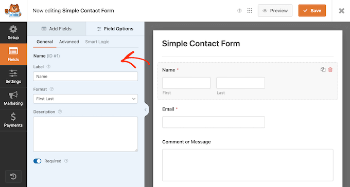 How to edit the WordPress form fields How to edit the WordPress form fields