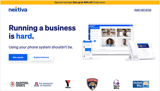 The Nextiva promo code has been automatically applied The Nextiva promo code has been automatically applied