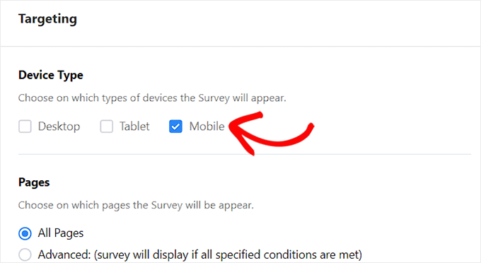 Configure targeting settings Configure targeting settings