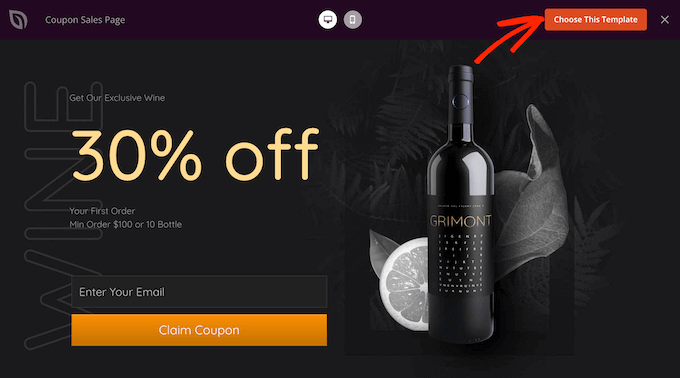 A SeedProd landing page template A SeedProd landing page template