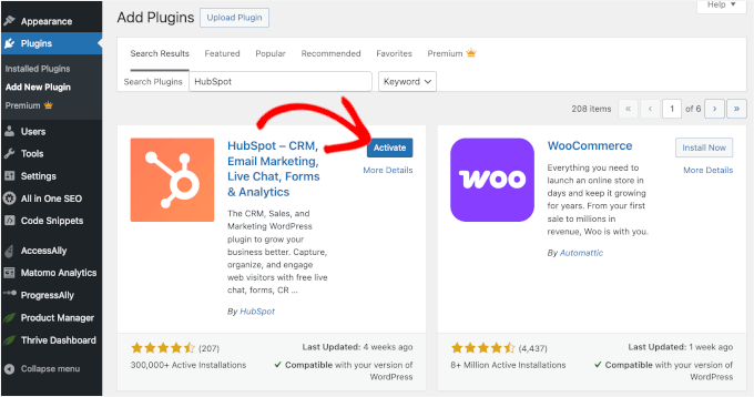 Installing HubSpot in WordPress Installing HubSpot in WordPress