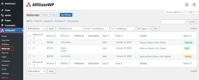 How to do referral tracking in the WordPress dashboard How to do referral tracking in the WordPress dashboard