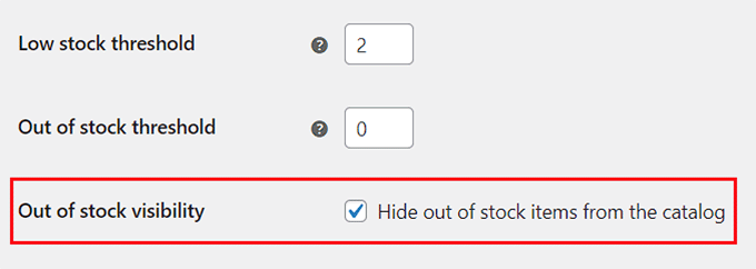 Configure low stock and out of stock threshold and out of stock products visibility Configure low stock and out of stock threshold and out of stock products visibility