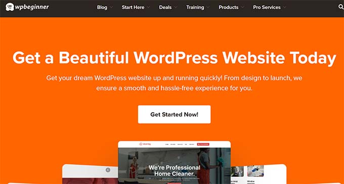 WPBeginner Website Design Services WPBeginner Website Design Services